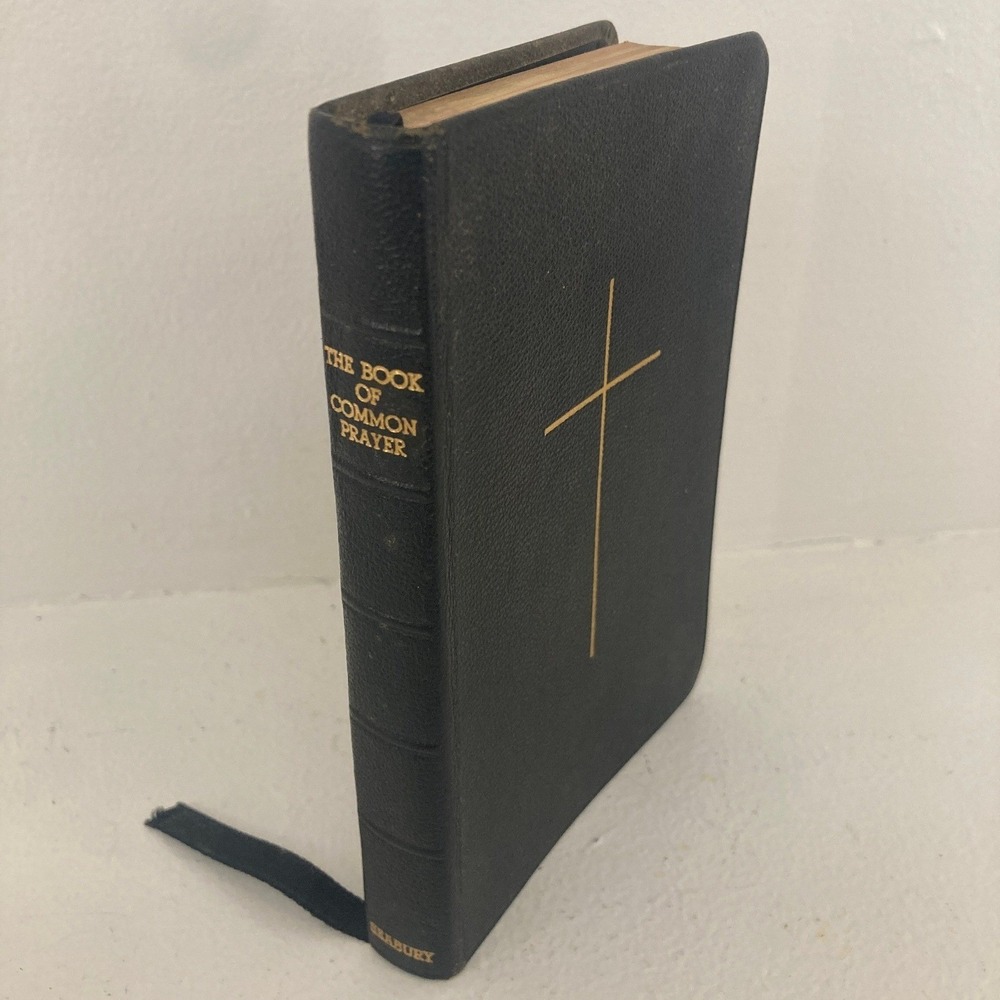 1952 The Book of Common Prayer Seabury Press Episcopal Pocket Bible Black Gold